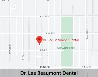 Map image for Dental Office in Beaumont, CA